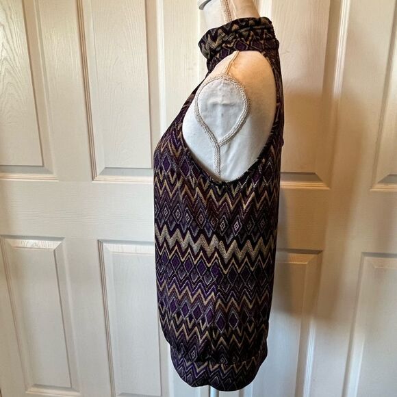 🎄Cato Aztec Pattern Halter Top - Picture 4 of 10